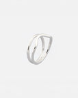 Anillo de Plata Naeva Doble Onda