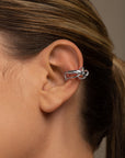 Clau ear cuff plata