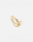 Colette Twisted Statement Medium Gold Ear Cuff