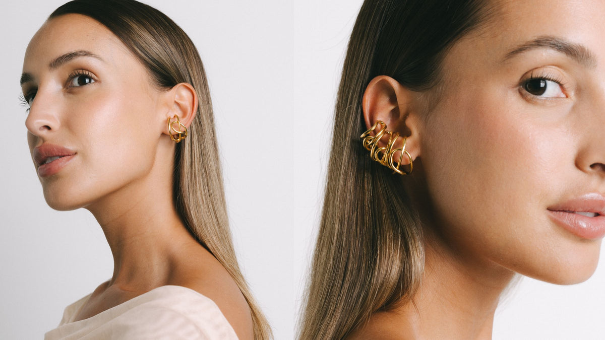 Models wearing Flysch jewelry by Pieretti
