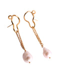 Nono pendientes con perlas barrocas · Earrings with barroque pearls